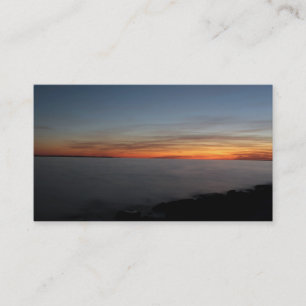 Carte De Visite coucher de soleil au bord du lac, Kingston, Ontari