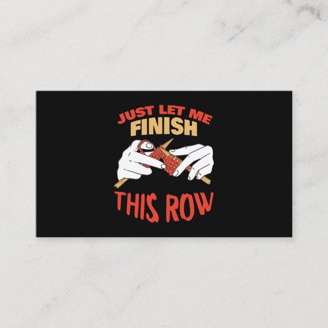 Carte De Visite Coudre Quilting Tailor Dressmaker Funny Tricot L (Devant)