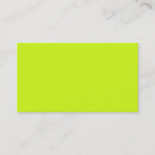 Carte De Visite Couleur 2 néon jaune vert Outils visuels Couleur 