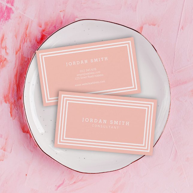 Carte De Visite COULEUR ARRIÈRE - PLAN MODIFIÉE avec des bordures  (Créateur téléchargé)