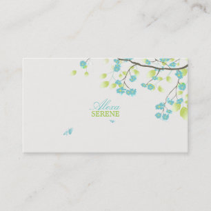Carte De Visite Couleur de fond diy PixDezines florissant