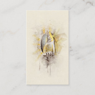 Carte De Visite Couleur d'eau de la mer de la côte tropicale