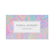 Couleur pastel mauve Abstraite Liquide Iridescente