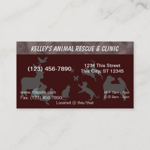 Carte De Visite Couleur professionnelle d'U-sélection d'hôpital de