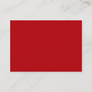 Carte De Visite Couleur rouge sang couleur Customisée Modèle bla