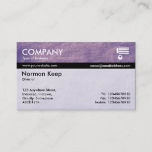 Carte De Visite Couleur Tex Banded - Planète pourpre