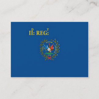 Carte De Visite Couleurs de Regemental