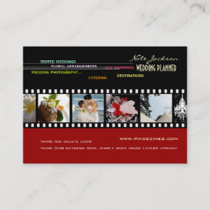 Carte De Visite Couleurs des wedding planners de