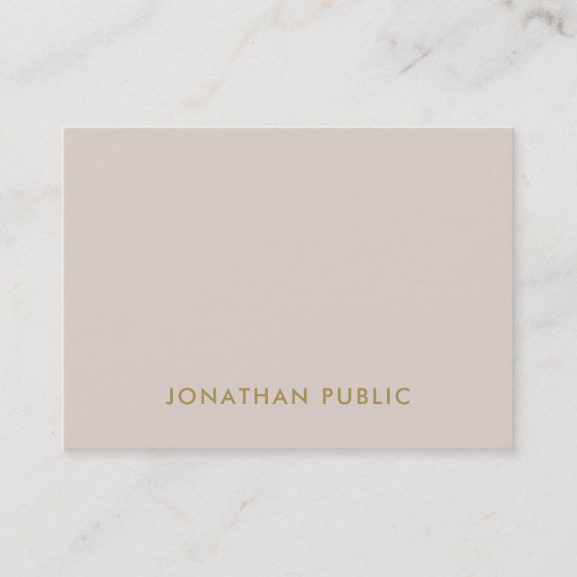 Carte De Visite Couleurs élégantes Design minimaliste Modèle Luxe (Devant)