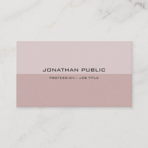 Carte De Visite Couleurs élégantes Moderne Simple Professionnel 