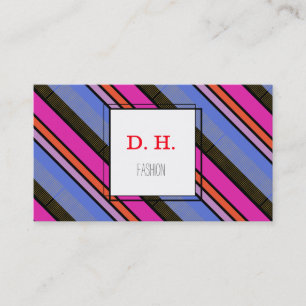 Carte De Visite Couleurs fraîches de mode cool