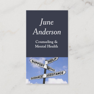Carte De Visite Counseling Life Coach Thérapeute Santé mentale