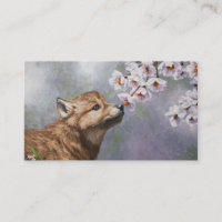 Coupe et fleurs de loup gris mignonne pour bébé