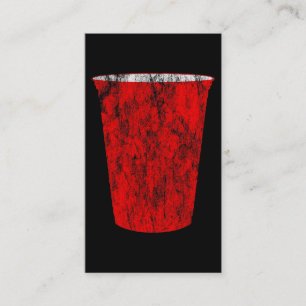 Carte De Visite coupe rouge