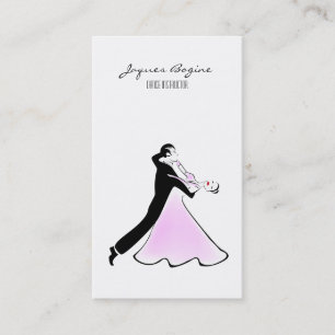 Carte De Visite Couple de danseur artistique de danse de salon