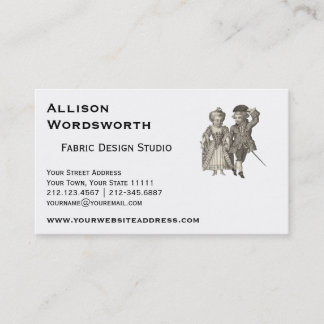 Carte De Visite Couples romantiques de Marie Antoinette Louis XVI