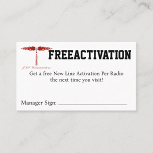 Carte De Visite Coupon LIBÉACTIVATION