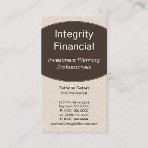 Carte de visite Courbes exécutives, Espresso