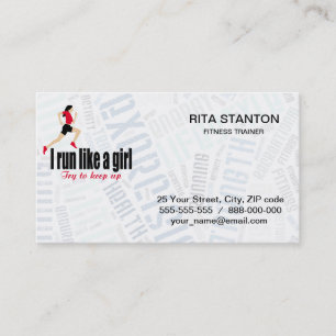 Carte De Visite Coureur