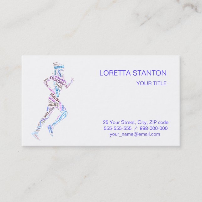 Carte De Visite Coureur (Devant)