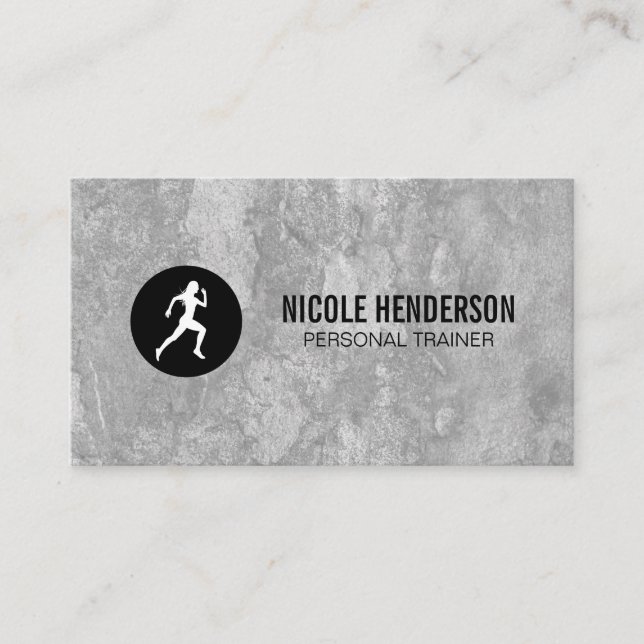 Carte De Visite Coureur Minimaliste (Devant)