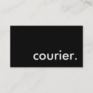 Carte De Visite courier.