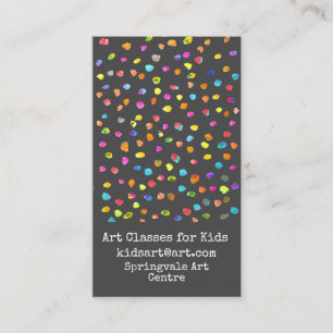 Carte De Visite Cours d'art pour les enfants