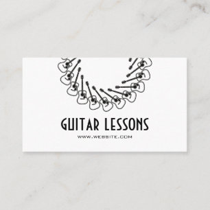 Carte De Visite Cours de guitare