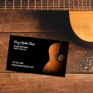 Carte De Visite Cours de guitare / Instructeur