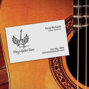 Carte De Visite Cours de guitare / Instructeur