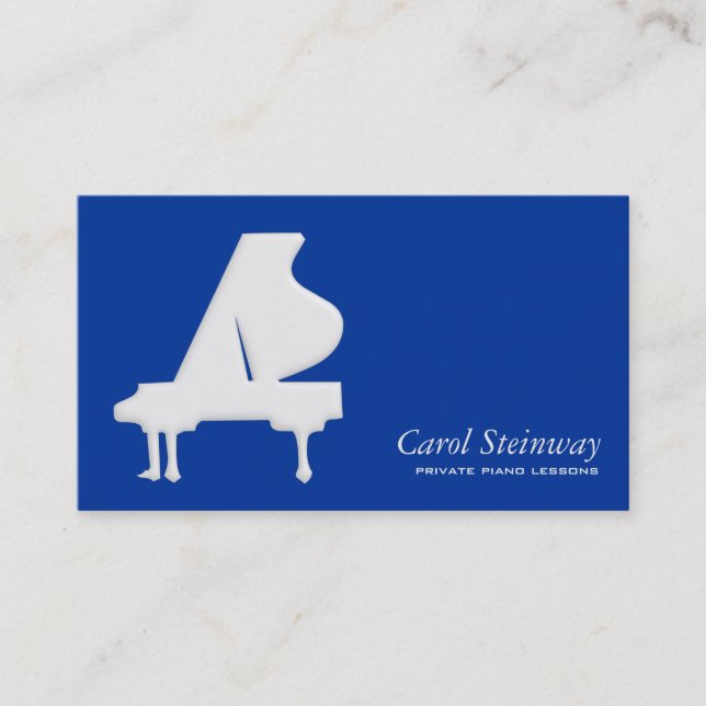 Carte De Visite Cours de piano (Devant)