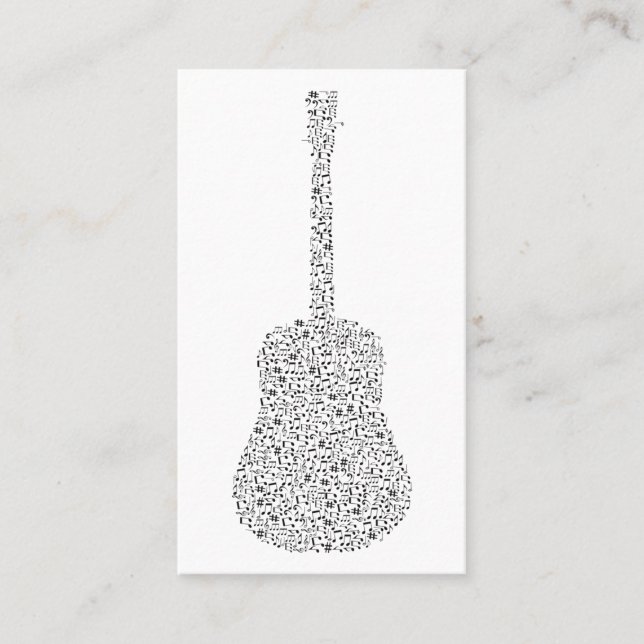 Carte De Visite Cours de violon professeur de musique (Devant)