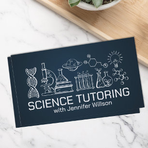 Carte De Visite Cours particuliers de sciences - Professeur