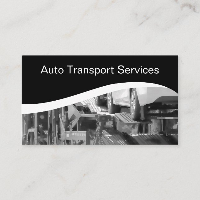 Carte De Visite Coursier de transport automobile (Devant)