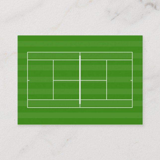 Carte De Visite court de tennis (Devant)