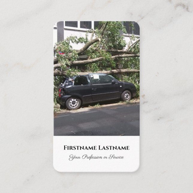 Carte De Visite courtier d'assurance automobile courtier de police (Devant)