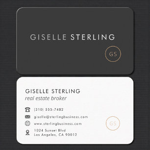 Carte De Visite Courtier immobilier professionnel