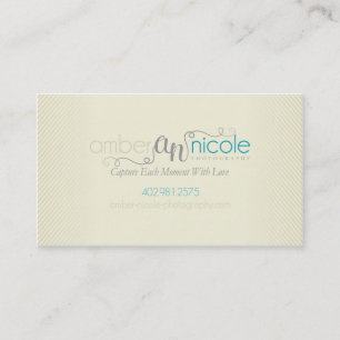 Carte De Visite Coutume ambre de la photographie   de Nicole