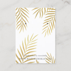 Carte De Visite Coutume d'affichage de bijoux de boucle d'oreille