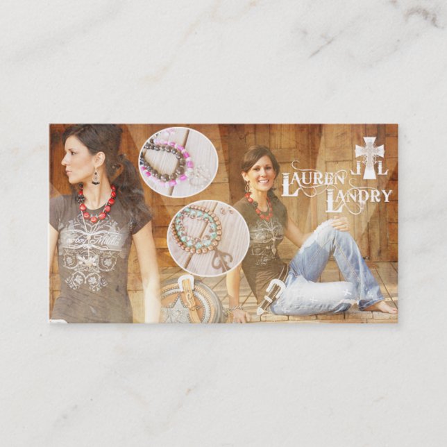 Carte De Visite Coutume pour Lauren (Devant)
