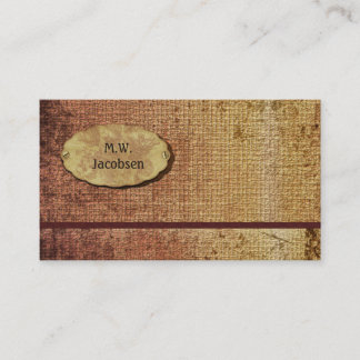 Carte De Visite Coutume professionnelle texturisée de splendeur
