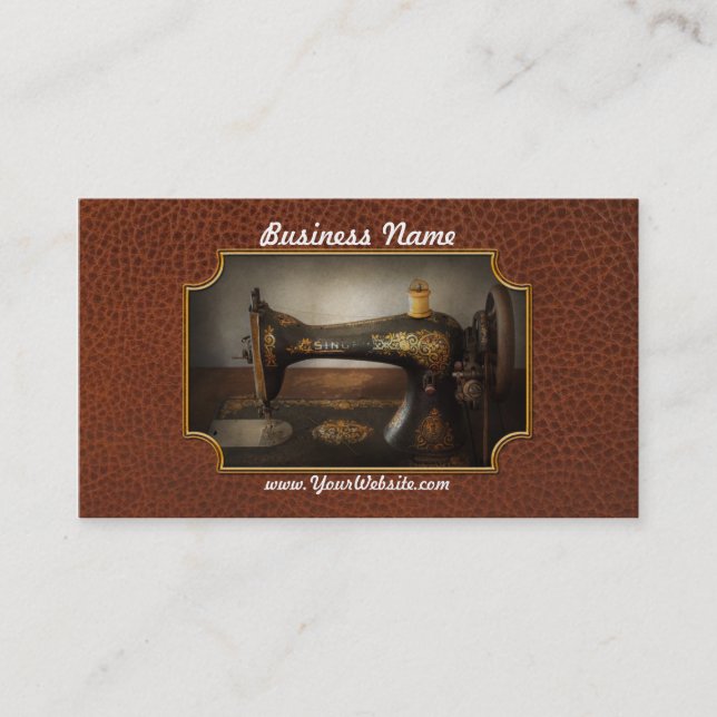 Carte De Visite Couture - chantez une chanson (Devant)