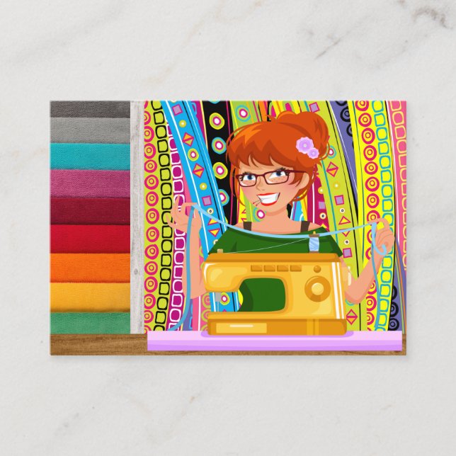 Carte De Visite Couture / Coiffure / Mode (Devant)