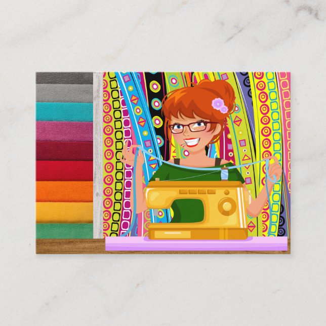 Carte De Visite Couture / Coiffure / Mode (Devant)