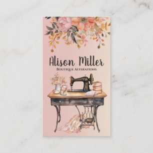 Carte De Visite Couture et modifications - Art de style Vintage