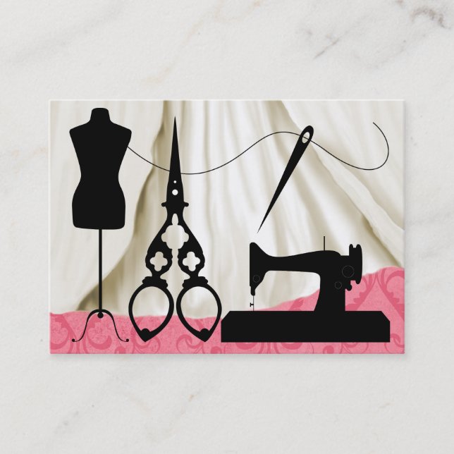 Carte De Visite Couture / Mode / Maîtrise - SRF (Devant)