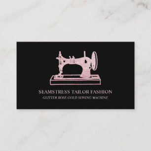 Carte De Visite Couturière Tailleur Machine à Coudre Antique