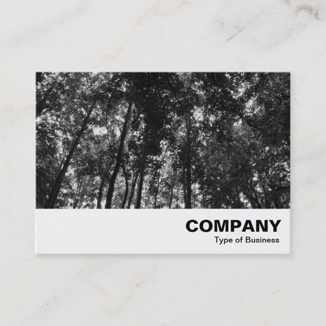 Carte De Visite Couvert forestier NB (Devant)