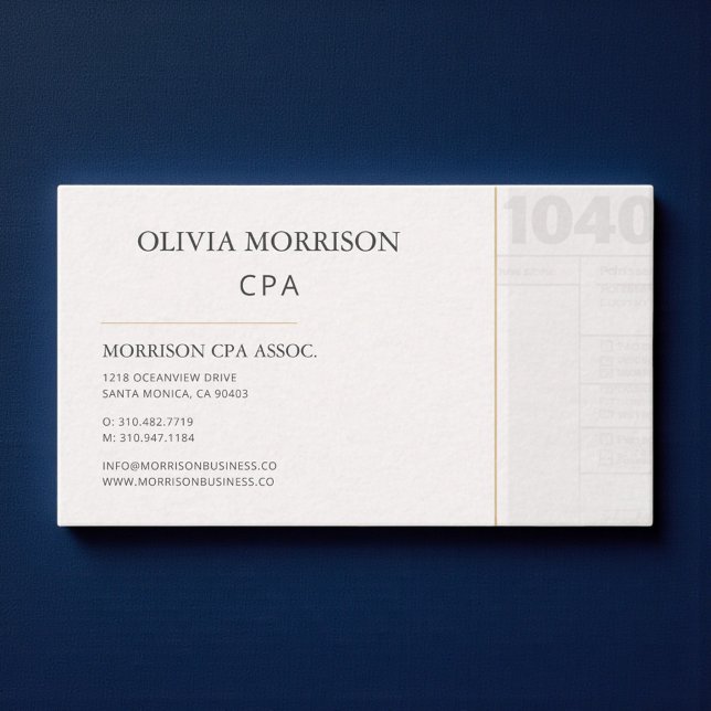 Carte De Visite CPA Professionnel (Créateur téléchargé)