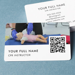 Carte De Visite CPR QR Code Entreprise moderne